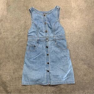 Vintage Y2K Liz Wear Denim Jumper Dresss